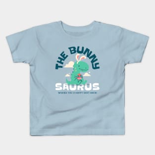 Happy Easter Cute Dinosaur Easter Egg Hunt Kids T-Shirt